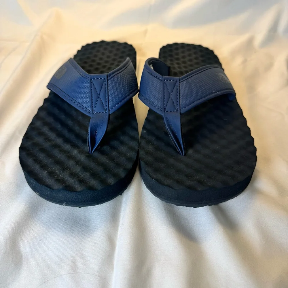 The North Face Men’s Navy and Black Flip-Flop Sandals